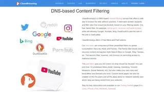 Cleanbrowsing screenshot