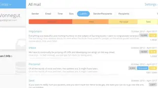 CleanEmail screenshot