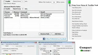CleanMem screenshot