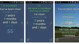 CleanTime Counter screenshot