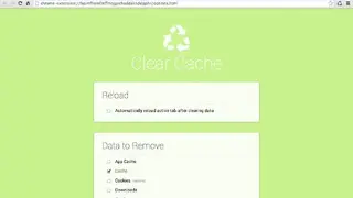 Clear Cache screenshot