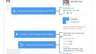 Clearbit screenshot