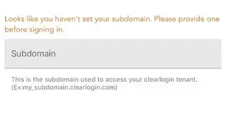 Clearlogin screenshot
