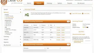 ClearOS Linux Firewall screenshot