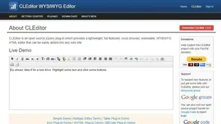 CLEditor screenshot