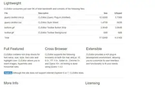 CLEditor screenshot