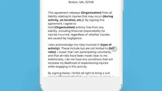 CleverWaiver screenshot
