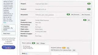 Click2Mail screenshot