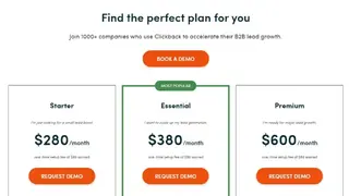 Clickback screenshot