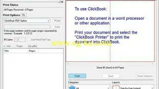 ClickBook screenshot