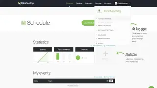 ClickMeeting screenshot