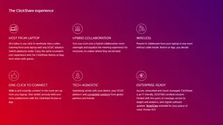 ClickShare Presentation screenshot