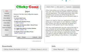 Clicky Gone screenshot