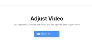Clideo Adjust Video Tool screenshot