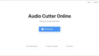 Clideo Audio Cutter Online screenshot