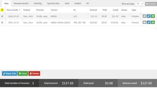 ClinicAid Medical Billing for Ontario screenshot