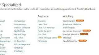 Clinicea screenshot