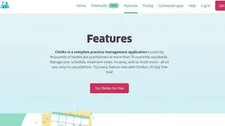 Cliniko screenshot