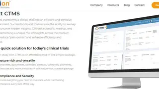 Clinion CTMS screenshot