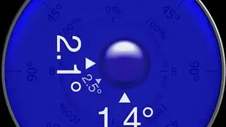 Clinometer + bubble level screenshot