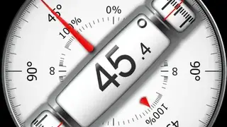 Clinometer + bubble level screenshot