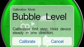 Clinometer + bubble level screenshot