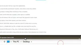 ClipBoard Speaker screenshot