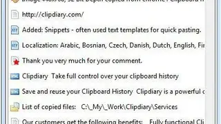Clipdiary screenshot