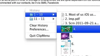 ClipMenu screenshot
