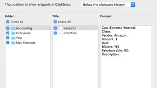 ClipMenu screenshot