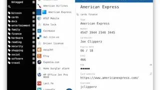 Clipperz screenshot
