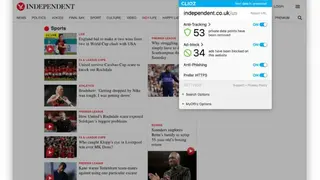 Cliqz Browser screenshot