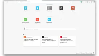 Cliqz Browser screenshot