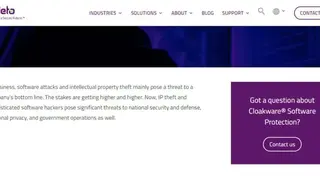 Cloakware Software Protection screenshot