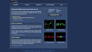 Clock Screen Saver screenshot