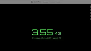 Clock Tab screenshot