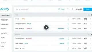 Clockify screenshot