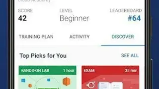 Cloud Academy screenshot