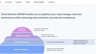 Cloud Volumes ONTAP screenshot