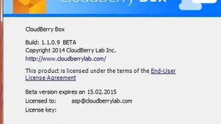 CloudBerry Box screenshot