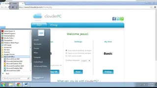 ClouderPC screenshot