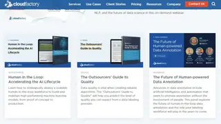 CloudFactory screenshot