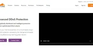 CloudFlare DDoS screenshot