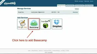 CloudHQ screenshot