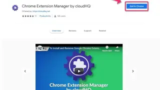 cloudHQ Chrome Extensions screenshot