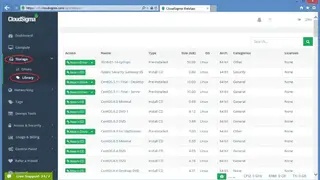 CloudSigma screenshot