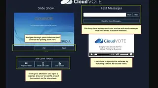 CloudVOTE screenshot