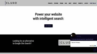 Cludo Site Search screenshot