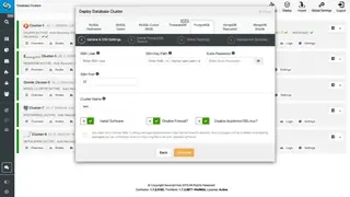 ClusterControl screenshot