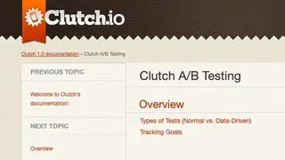 Clutch A/B Testing screenshot